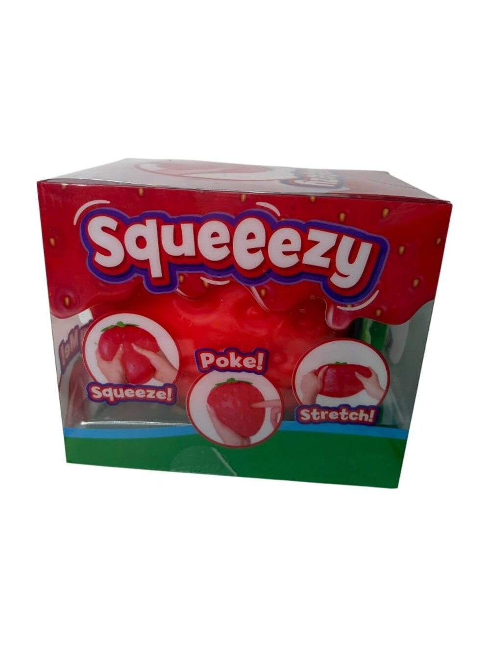 Sunny Days Jumbo Squeezy Strawberry Squishy Toy Stress Relief Sensory Fun